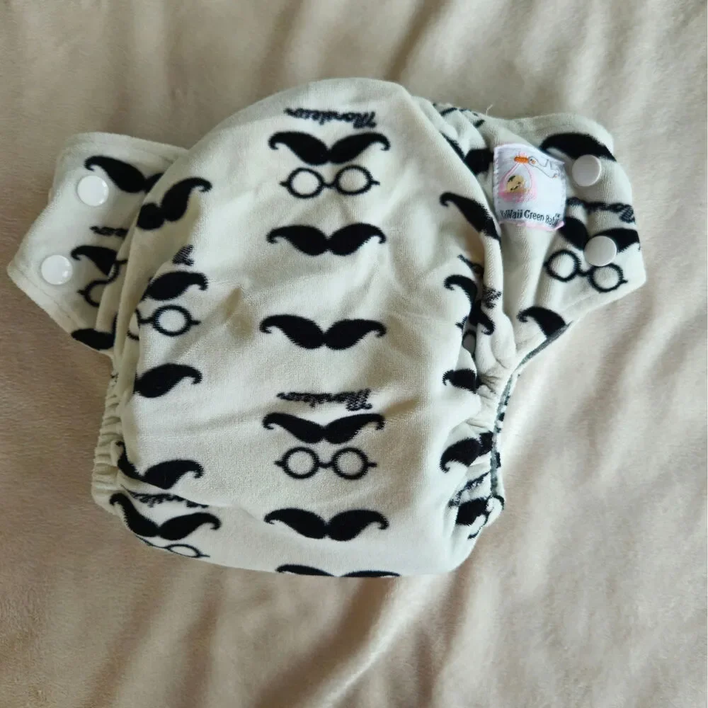 KaWaii Baby One-Size Pocket Cloth Diaper Bundle - Set of 3 + Inserts